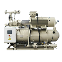 Système de réfrigération à l'ammoniac MYCOM NH3, unité de condensation, compresseur à vis à deux étages, moteur 380V/220V -60, gain de place, refroidissement rapide