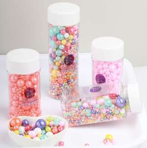 น้ำตาลโรยรูปทรงกลมหลากสีสัน สำหรับตกแต่งโดนัท ไอศกรีม คุกกี้ <span class=keywords><strong>คั</strong></span><span class=keywords><strong>พ</strong></span><span class=keywords><strong>เค้ก</strong></span> อุปกรณ์ตกแต่งขนม DIY ของใช้จำเป็นสำหรับการอบขนมที่บ้าน - Product Image 5