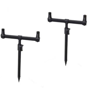 Support de canne à pêche en alliage d'aluminium Topline, pieds réglables, support de canne à pêche pour la carpe, alarme - Product Image 4