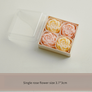 Rose Scented <strong>Candles</strong> Set 4Pcs Floral Aromatherapy <strong>Candles</strong> for Home Decor Wedding Party Gift - Product Image 5