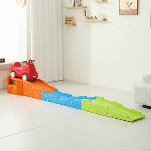 Equipo de Entrenamiento de Integración Sensorial para Niños, Carro de Tres Secciones, Juguete de Carreras, Plástico - Product Image 3