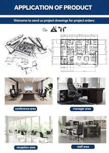 Zeitgenössische Executive-Lederstühle Ergonomische CEO-Konferenzstühle Kommerzielle Aluminium Minimalistische Bürostühle - Product Image 2