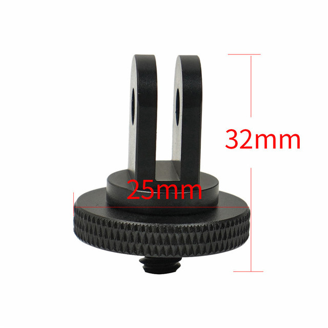 1/4" Tripod Adapter Action Camera Mount for GoPro Hero 13 12 11 10 9 8 Max Insta360 X5 X4 Go 3 3s Ultra DJI Osmo Action 6 5 Pro