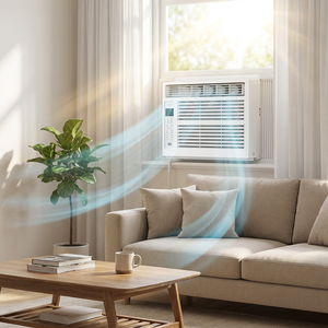 <span class=keywords><strong>Aire</strong></span> Acondicionado Eléctrico <span class=keywords><strong>de</strong></span> <span class=keywords><strong>Ventana</strong></span> <span class=keywords><strong>de</strong></span> Larga Duración para el Hogar, con Frecuencia Variable, Enfriamiento/Calefacción, Eficiencia Energética, Flujo <span class=keywords><strong>de</strong></span> <span class=keywords><strong>Aire</strong></span> Ascendente/Descendente - Product Image 1