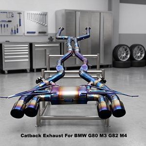 ระบบท่อไอเสียไทเทเนียม Vortex Performance สำหรับ BMW G80 M3 G82 M4 พร้อมวาล์วอิเล็กทรอนิกส์สีน้ำเงิน ชุดแต่ง Catback ท่อเก็บเสียง - Product Image 1