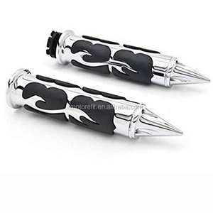 Tay nắm tay lái xe máy bằng nhôm cứng mạ crôm đa năng RTS 25mm 1 inch dành cho xe Cruiser Suzuki <span class=keywords><strong>Kawasaki</strong></span> Yamaha Honda - Product Image 5