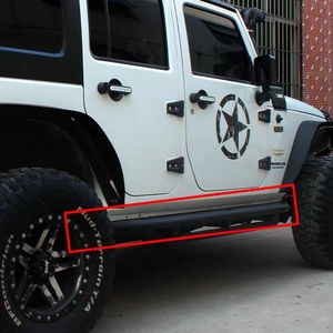 Marchepieds latéraux Lantsun J47 pour Jeep Wrangler JK 2007-2017 4 portes, barres latérales, accessoires extérieurs pour voiture - Product Image 6