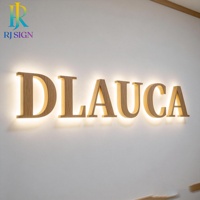 Enseigne en lettres en bois, enseigne en lettres 3D, enseigne LED 3D, signalétique LED 3D, enseigne lumineuse rétroéclairée LED pour enseigne commerciale intérieure et extérieure