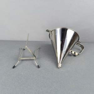 Yolecen Commercial 20 polvo bolas xarope funil engroçado aço inoxidável funil cônico destacável Frame garfo utensílio Material - Product Image 2