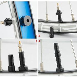 Vtogether V00013200 40 44 60mm <span class=keywords><strong>Valve</strong></span> à air <span class=keywords><strong>tubeless</strong></span> pour vélo de route et <span class=keywords><strong>VTT</strong></span> <span class=keywords><strong>Valve</strong></span> de tige de <span class=keywords><strong>valve</strong></span> <span class=keywords><strong>tubeless</strong></span> - Product Image 2