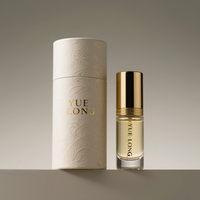 Boîte cylindrique texturée de luxe recyclable 100% personnalisée, ensemble d'emballages de parfum écologiques de 6ml avec tube en papier carton