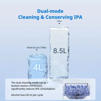 Anycubic Wash & Cure 3 Max Machine de lavage et de durcissement pour imprimante 3D à résine, grande capacité 15,1 L, 305x165x300mm, lumière UV 405nm