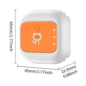 Миниатюрный водонепроницаемый 4G GPS-трекер для собак, ошейник с функцией отслеживания, устройство против потери, пластиковый локатор, совместимость с iOS Apple, трекинг, оповещения - Product Image 4