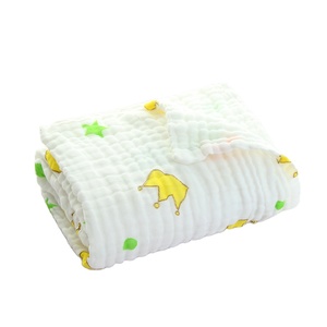 ผ้าห่มผ้าฝ้ายทารกแรกเกิดระบายอากาศนุ่มพิเศษผ้าฝ้ายออร์แกนิก 100% ผ้าห่มเด็กผ้ากอซมัสลิน 6 ชั้น - Product Image 5