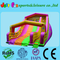 Giant Cartoon Inflatable Play Center Slide for Kids