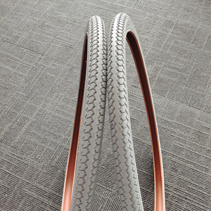 Neumáticos para silla de ruedas y bicicleta de carretera de alto rendimiento 24/26/27 "24x1 3/8 26x1 3/8 27X1 3/8 CAUCHO NATURAL A + grado negro/gris - Product Image 6