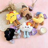 Série Océan et Météo : Aimants de réfrigérateur en peluche, mignons aimants en forme de visage d'animaux marins pour la décoration du réfrigérateur et comme cadeau souvenir