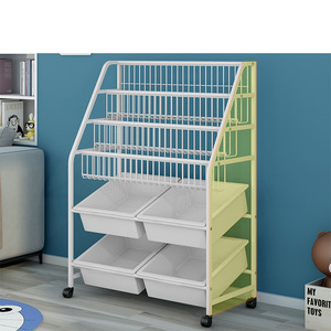 Titolare di stoccaggio e rack con scaffalature di stoccaggio di <span class=keywords><strong>plastica</strong></span> di stoccaggio giocattolo cremagliera - Product Image 4