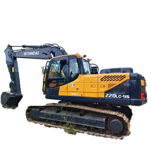 รถขุดฮุนได 220LC-9S มือสองคุณภาพพรีเมียม ขนาด 22 ตัน แบบตีนตะขาบ สำหรับงานขุดร่องดิน เครื่องจักรก่อสร้าง ได้รับการรับรองมาตรฐาน CE พร้อมอุปกรณ์เบรกเกอร์ทัมบ์ - Product Image 1