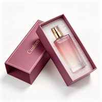 Boîte à parfum de luxe avec logo personnalisé, emballage en papier rigide avec insert en mousse, étui cadeau pour flacon cosmétique haut de gamme, fabrication OEM