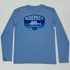 Chemise d'extérieur à manches longues pour homme UPF100+ légère et extensible avec logo sérigraphié pour la pêche et les voyages estivaux - Product Image 2