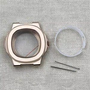 Kit de boîtier en acier inoxydable 316L miroir saphir argenté de 42mm pour boîtier de montre en verre de mouvement NH38 pièces de réparation de couverture arrière - Product Image 5