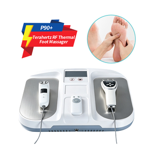 Masseur chauffant électrique pour les pieds avec écran LCD, machine de thérapie multifonctionnelle pour le bien-être avec têtes de traitement portables - Product Image 4