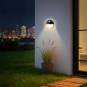 Lámpara LED Inteligente con Sensor de Movimiento PIR, 10W-14W, IP54 Impermeable, Montaje en Superficie, Lámpara de Pared Exterior para Pasillos y Porches - Product Image 1
