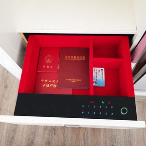 JIMBO Steel Home Wardrobe Laptop Drawer Hidden Money Burglary Electronic Security Top <strong>Open</strong> Hotel <strong>Safe</strong> Box - Product Image 4