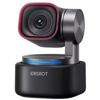 Popular Cámara PTZ OBSBOT Tiny 3 con Control por Gestos, Seguimiento IA, Webcam 4K con Zoom 4x