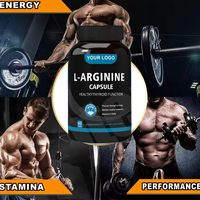 Ausreson L-Arginine HCl : Complément Sportif Nutritionnel à Base d'Acides Aminés, Vitamines, Calcium et Zinc – 3000mg/1000mg – Capsules de L-Arginine