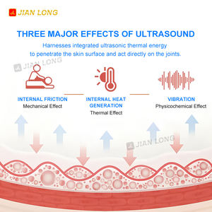 Appareil d'ultrasons thérapeutiques à double fréquence 1 MHz et 3 MHz pour la physiothérapie médicale et le traitement corporel - Product Image 2