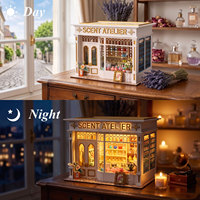 Kit de maison miniature DIY Minihaven, modèles de maisons miniatures, boîte cadeau de luxe pour boutique de parfums