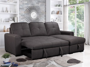 뜨거운 판매 l 모양 소파 recliners 거실 소파 서쪽 느릅 나무 trundle 소파 슬리퍼 홈 - Product Image 5