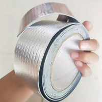 Cinta Impermeable de Butilo Autoadhesiva de Aluminio para Ventanas y Tuberías, Cinta de Reparación de Fugas de Caucho de Butilo, Venta al por Mayor de Fábrica