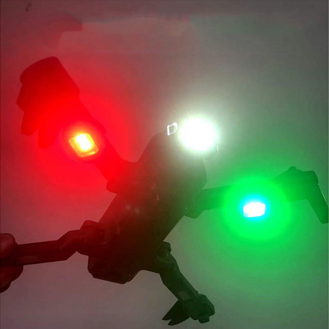 4/7 Colors Drone Strobe Light USB LED Anti-Collision Bike Tail /Model Aircraft Night Flying Mini Signal Flashing Warning Light