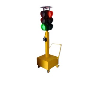 HK JY204C Solar Portable Traffic Signal Light LED Display For Road Command - Product Image 5