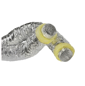 Conduit d'air flexible en aluminium isolé en laine de verre de 25 mm pour systèmes de climatisation centralisée et de CVC - Product Image 4
