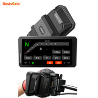 Bestsonic 6-Zoll Smart CarPlay Bildschirm für BMW Motorräder Sichere Telefon-Alternative IP69 Wasserdichtes Motor-Carplay mit Lenkersteuerung