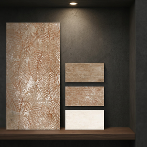 Modern Villa Green Porcelain Tiles 24x48 Inch Glossy Floor Wall for Premium Residential Interior Projects - Product Image 3