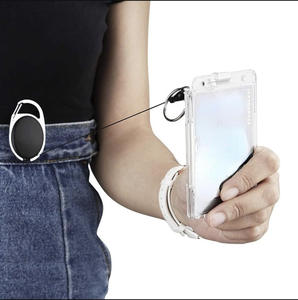 ห่วงคล้องบัตรเครดิตพลาสติกแบบพับเก็บได้คลิปหนีบป้ายแบบหนีบสำหรับงานหนัก - Product Image 3