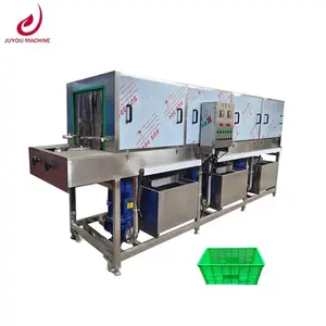 Juyou Volautomatische Maatwerk Roestvrijstalen Fruitmand Wasmachine Eierlade Wasmachine Reinigingsmachine