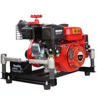 Pompa Air mesin bensin kecil 7HP portabel, mesin bensin kualitas kecil tahan api
