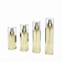 Flacon pulvérisateur portable en plastique à fine brume, rechargeable, pour soins de la peau, tonique, parfum, emballage cosmétique