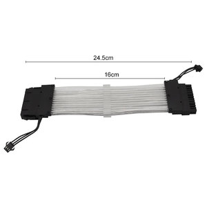 Cable de Extensión para PSU, Módulo RGB, Decoración para Caja de PC, Cable de Alimentación para Placa Base ATX de 24 Pines, Cable de Extensión para PSU - Product Image 4