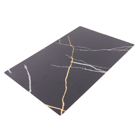 Panneau mural en couleurs de marbre Surface de table imperméable enduite PVC transfert à chaud feuille de marbre UV colle sur le mur