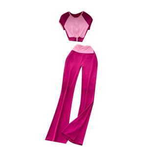 مجموعة الصيف مثير 2 قطعة للنساء أعلى وضيقة مجموعة الملابس الأمريكية بالجملة - Product Image 5