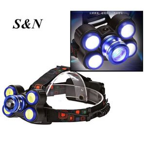S&N Headlamp 4 Led Rechargeable Bright Light For Outdoor Camping Hiking - Product Image 1