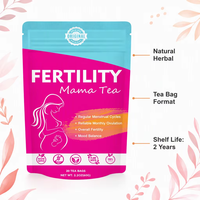 Tisane de Fertilité à Marque Blanche pour Femmes : Équilibre du Cycle Menstruel, Sachets de Thé pour le Cycle Lunaire