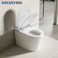 S016 WC intelligent monobloc en céramique, à poser au sol, avec siphon en S allongé et télécommande